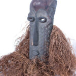 Pumbu Chiefs Mask - Raphia, Wood - Pende - DR Congo