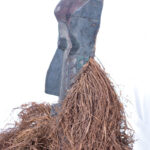 Pumbu Chiefs Mask - Raphia, Wood - Pende - DR Congo