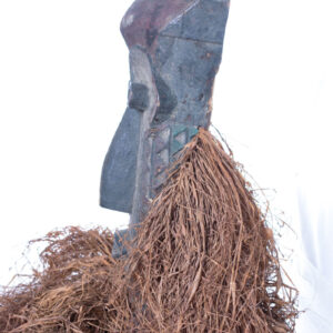 Pumbu Chiefs Mask - Raphia, Wood - Pende - DR Congo