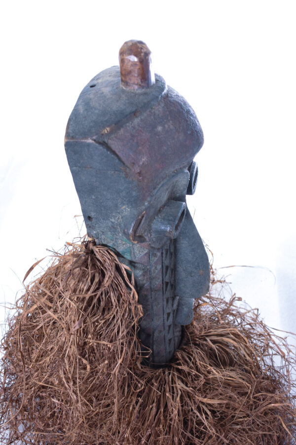 Pumbu Chiefs Mask - Raphia, Wood - Pende - DR Congo