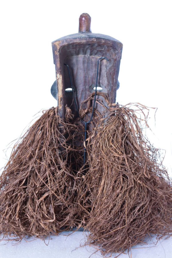 Pumbu Chiefs Mask - Raphia, Wood - Pende - DR Congo