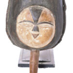 Belly Mask - Wood - Vuvi - Gabon