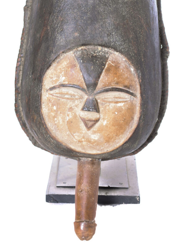 Belly Mask - Wood - Vuvi - Gabon