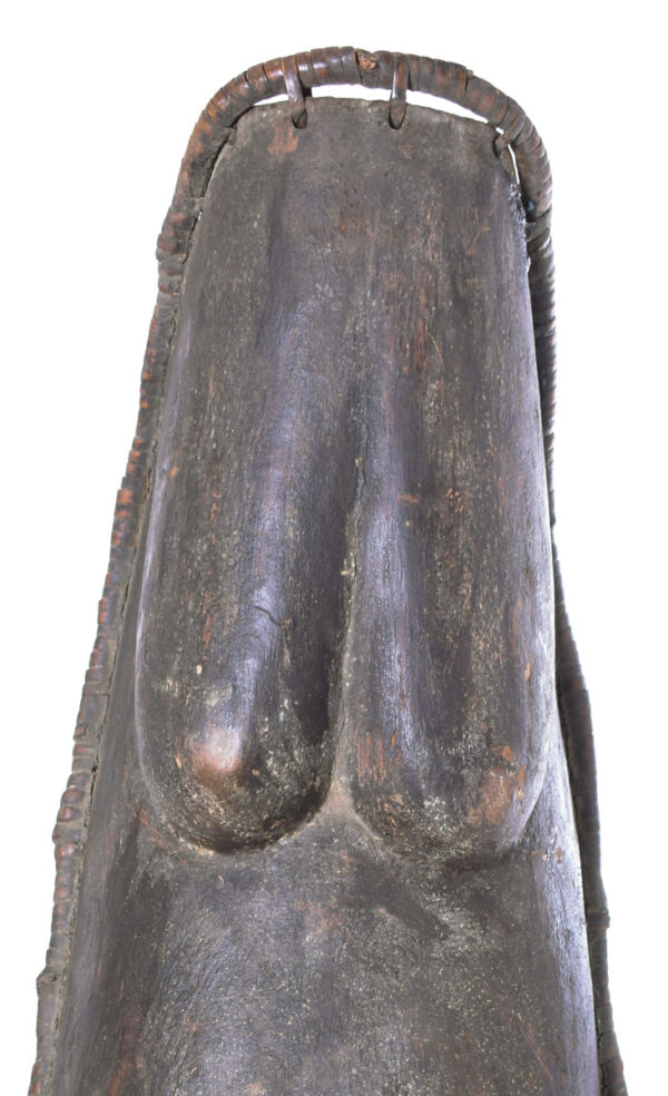 Belly Mask - Wood - Vuvi - Gabon