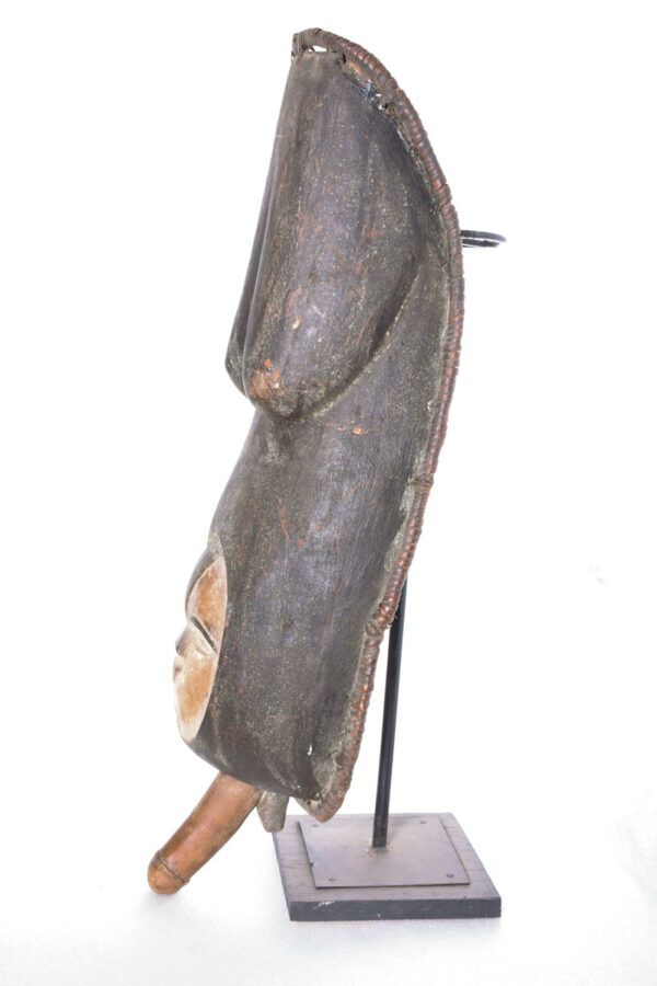 Belly Mask - Wood - Vuvi - Gabon