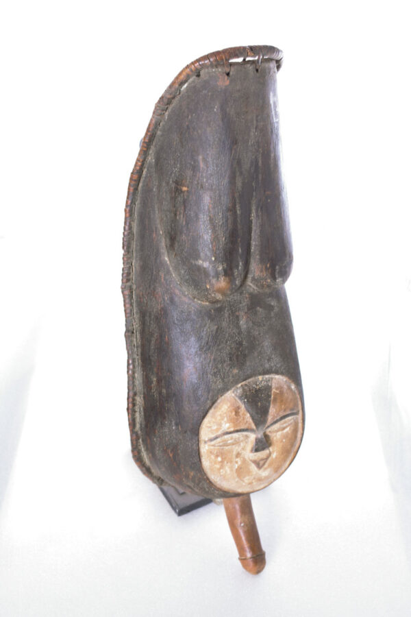 Belly Mask - Wood - Vuvi - Gabon