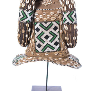 Helmet Mask - Beads, Cauris, Wood - Nyet - Kuba - Congo