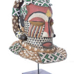 Helmet Mask - Beads, Cauris, Wood - Nyet - Kuba - Congo