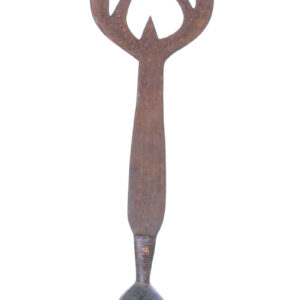 Ngala double sided sword / Currency - Copper, Wood - Ngombe - Congo