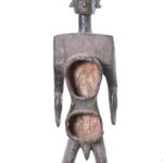 Anthropomorphic cup - Wood - Koro - Nigeria