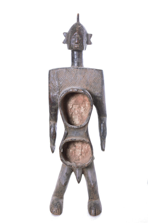Anthropomorphic cup - Wood - Koro - Nigeria