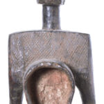 Anthropomorphic cup - Wood - Koro - Nigeria