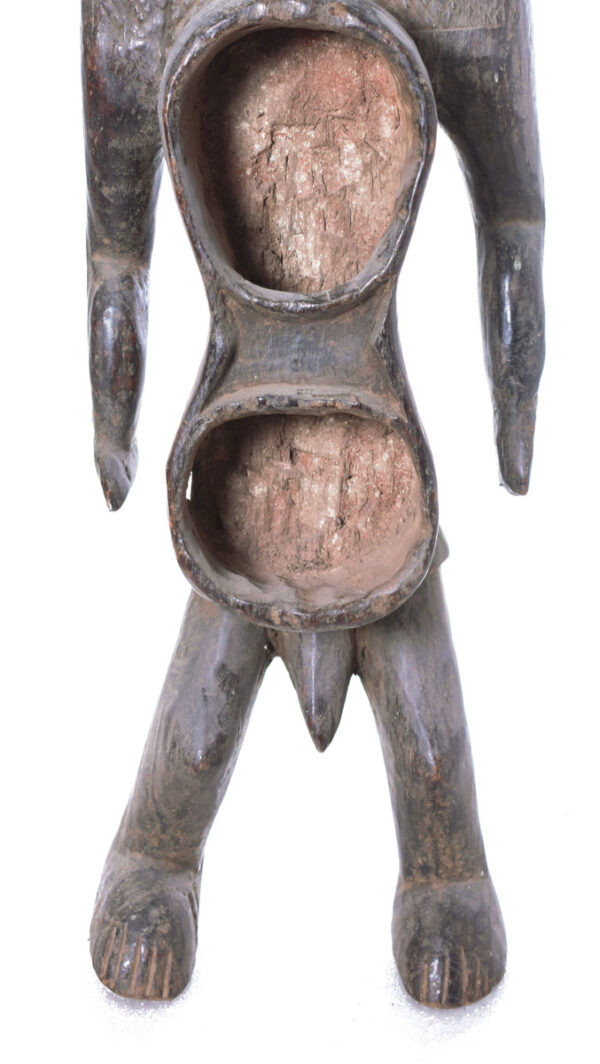Anthropomorphic cup - Wood - Koro - Nigeria