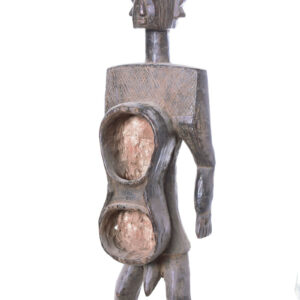 Anthropomorphic cup - Wood - Koro - Nigeria