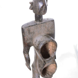 Anthropomorphic cup - Wood - Koro - Nigeria