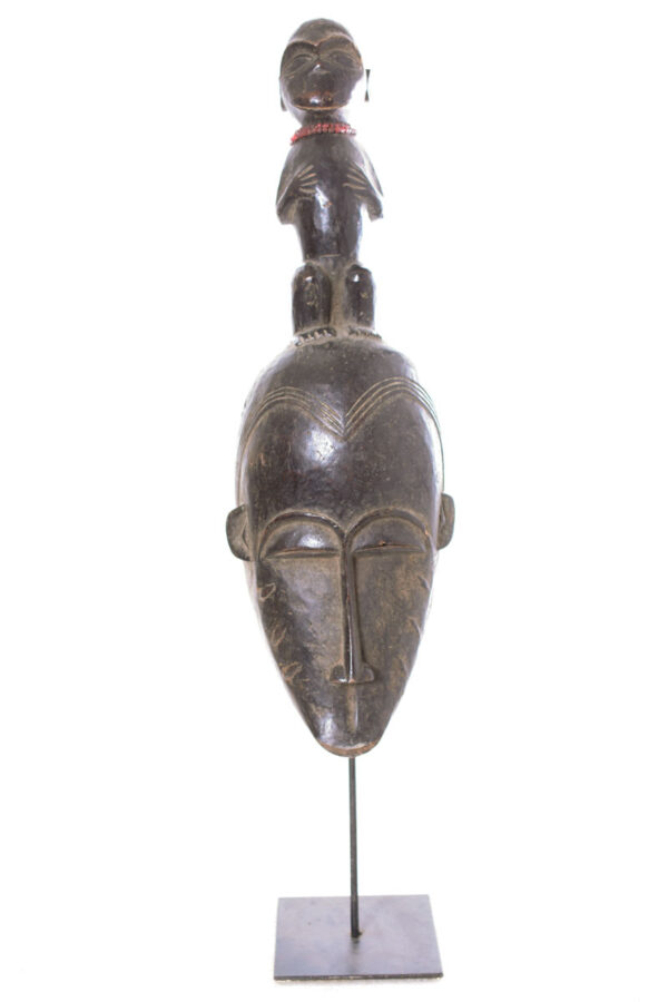 Dance mask - Wood - Baule - Ivory Coast