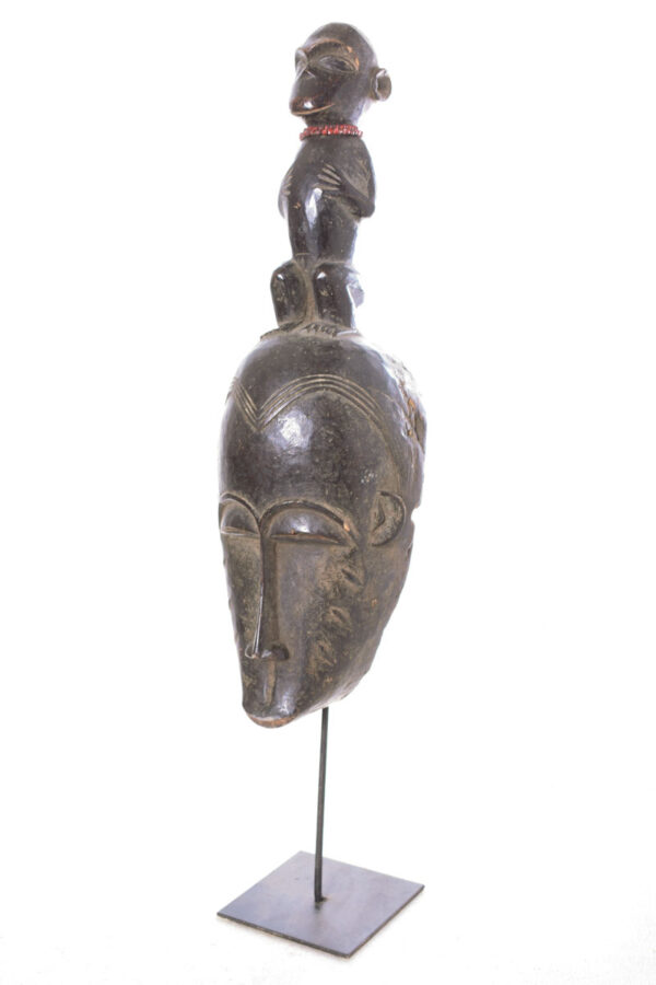 Dance mask - Wood - Baule - Ivory Coast