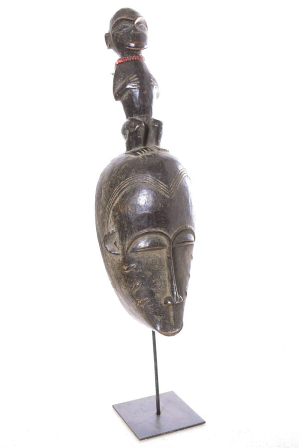 Dance mask - Wood - Baule - Ivory Coast