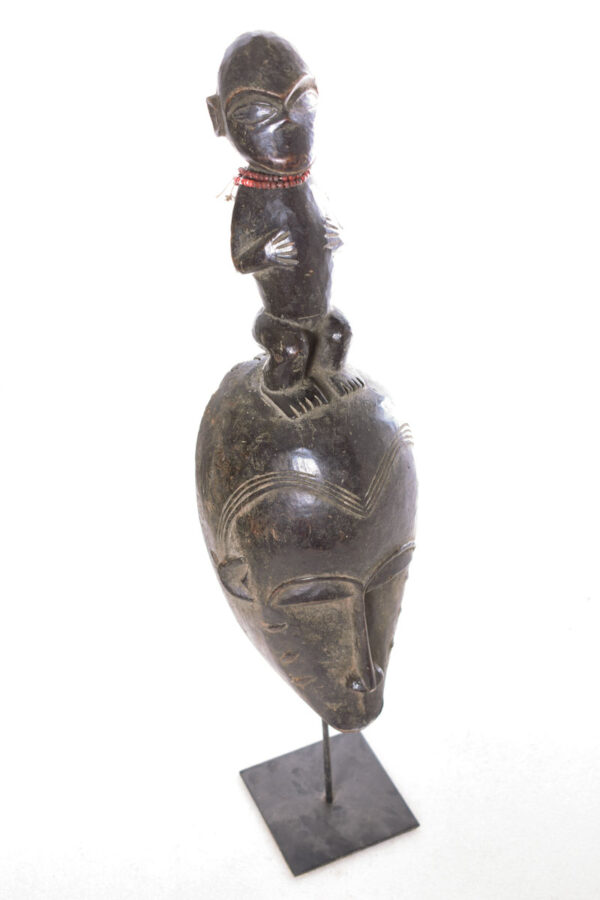 Dance mask - Wood - Baule - Ivory Coast