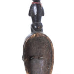 Dance mask - Wood - Baule - Ivory Coast