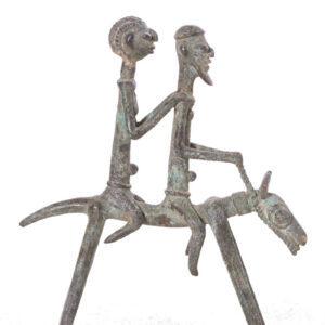 Equestrian Figure - Bronze - Dogon - Mali