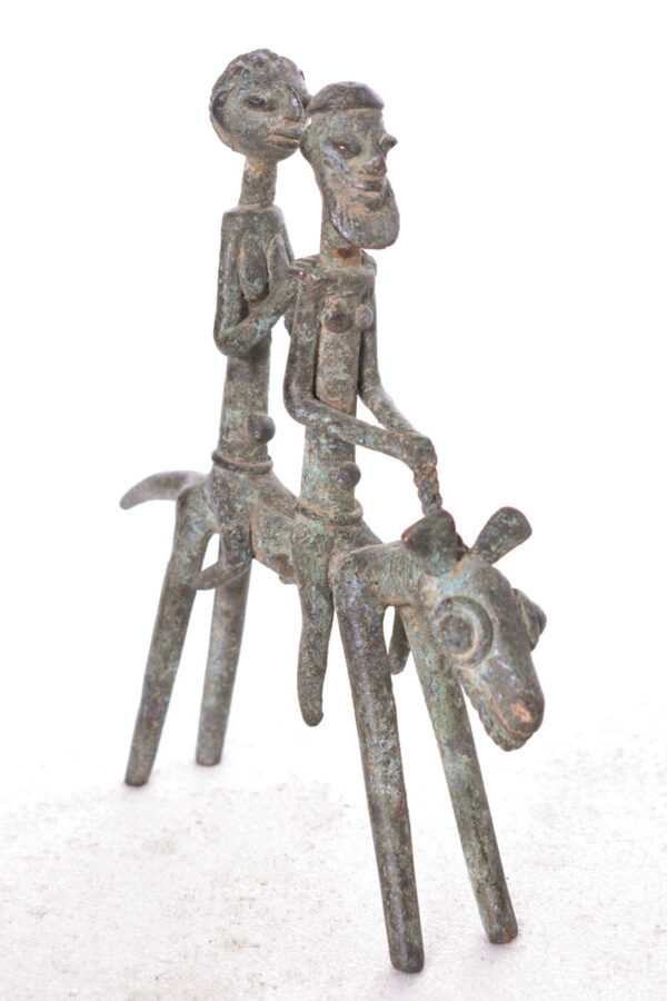 Equestrian Figure - Bronze - Dogon - Mali