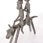 Equestrian Figure - Bronze - Dogon - Mali