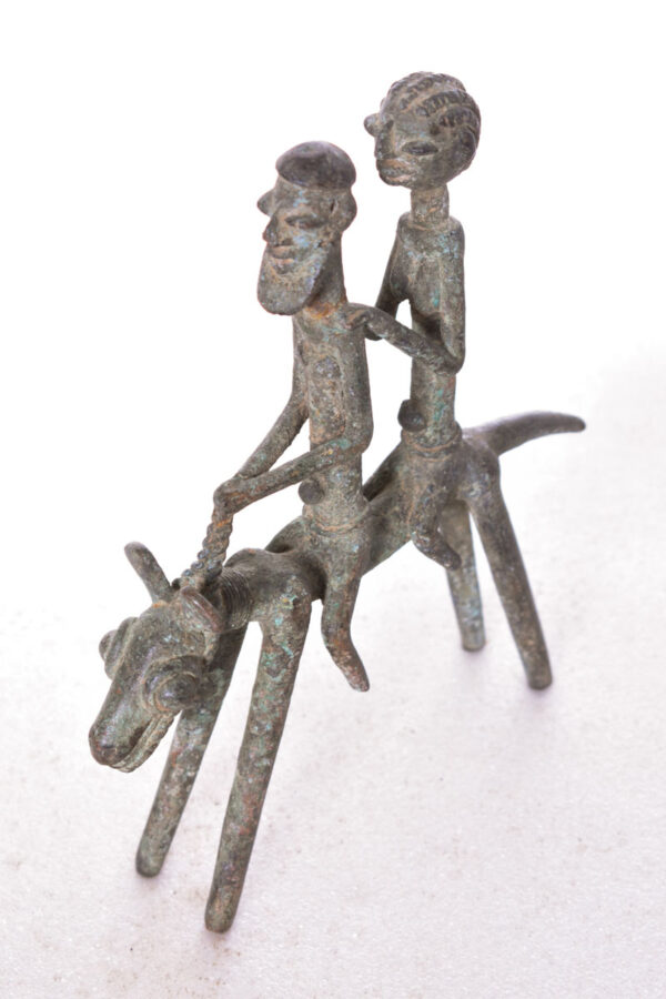 Equestrian Figure - Bronze - Dogon - Mali