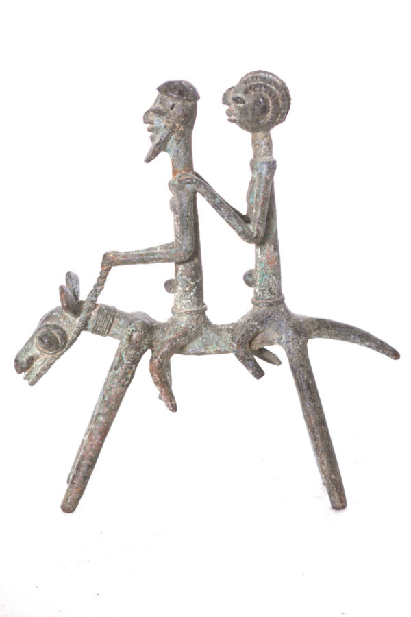 Equestrian Figure - Bronze - Dogon - Mali