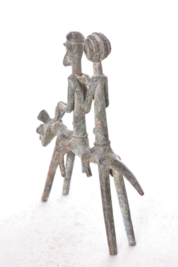 Equestrian Figure - Bronze - Dogon - Mali