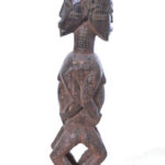 Janus figure - Baule - Wood - Ivory Coast