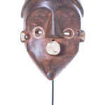 Initiation mask - Wood - Lwalwa - Congo