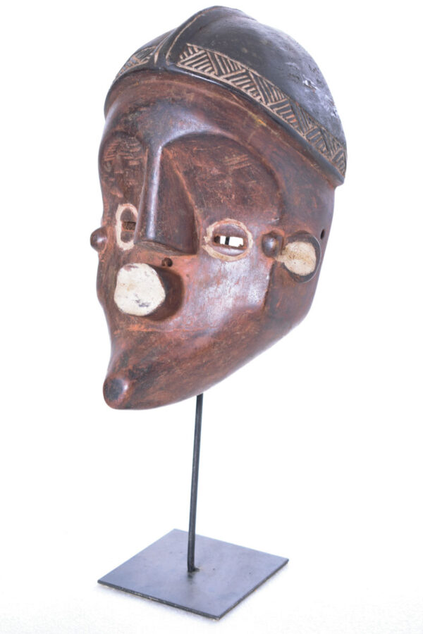 Initiation mask - Wood - Lwalwa - Congo