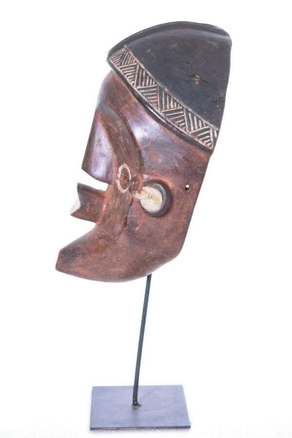 Initiation mask - Wood - Lwalwa - Congo