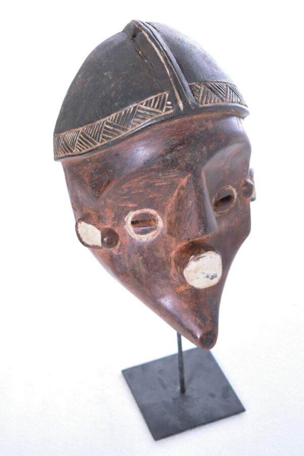 Initiation mask - Wood - Lwalwa - Congo