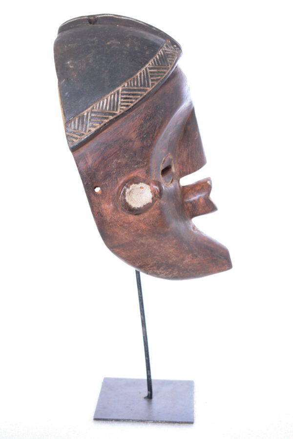 Initiation mask - Wood - Lwalwa - Congo
