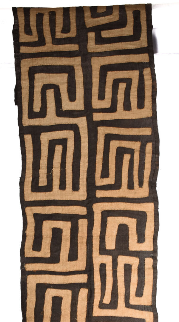 Textile - Cloth - Shoowa-Kuba - DR Congo 250 cm