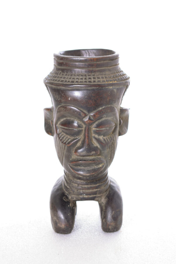 Anthropomorphic Cup - Wood - Kuba - Congo