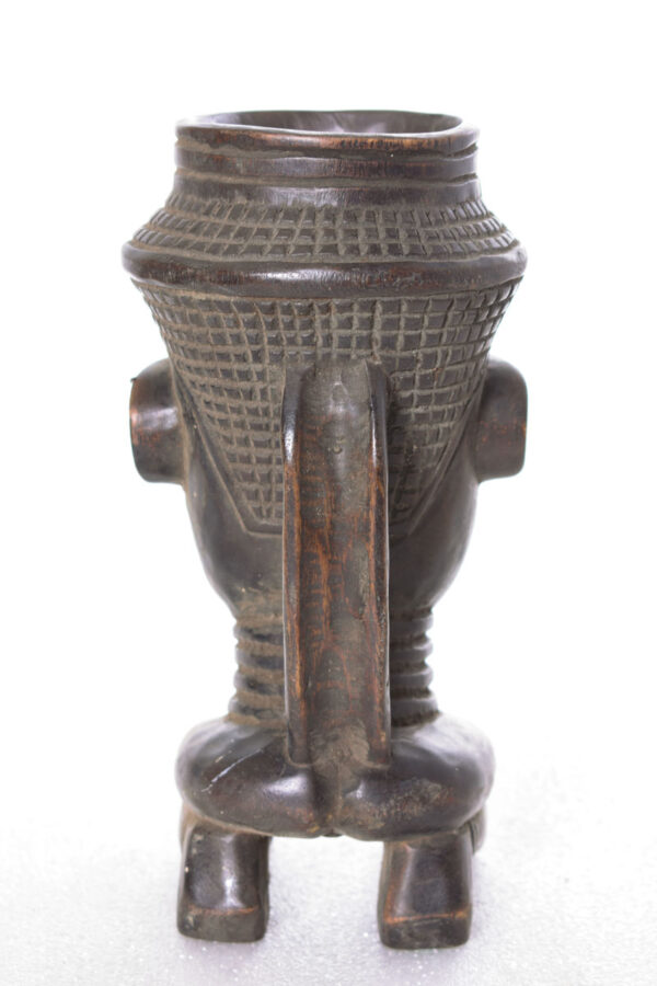 Anthropomorphic Cup - Wood - Kuba - Congo