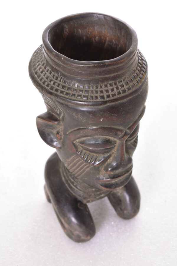 Anthropomorphic Cup - Wood - Kuba - Congo
