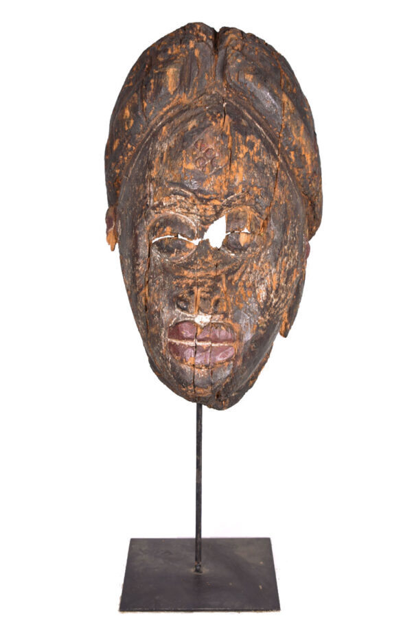 Initiation mask - Wood - Punu - Gabon