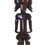 Janus Reliquary Figure - Wood - Fang - Gabon