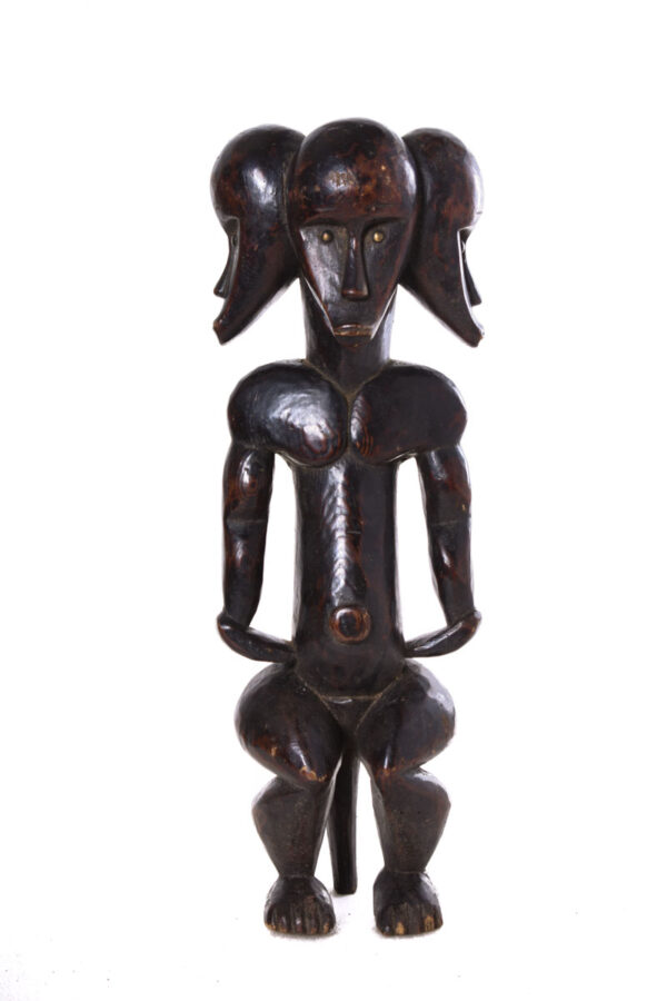 Janus Reliquary Figure - Wood - Fang - Gabon