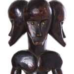 Janus Reliquary Figure - Wood - Fang - Gabon