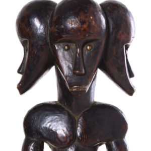 Janus Reliquary Figure - Wood - Fang - Gabon