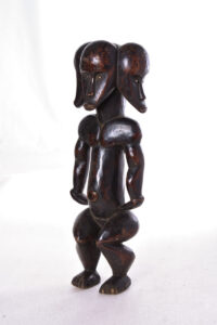 Janus Reliquary Figure - Wood - Fang - Gabon