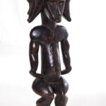 Janus Reliquary Figure - Wood - Fang - Gabon