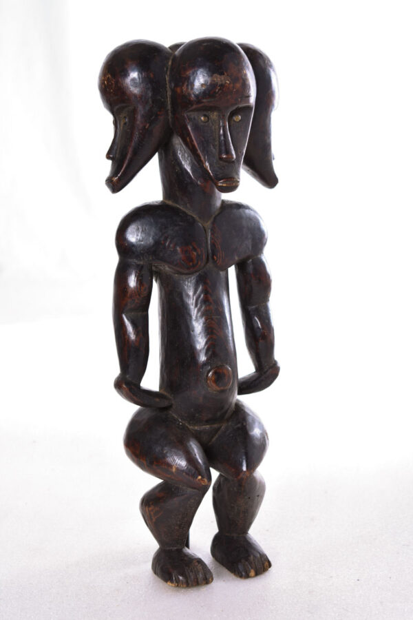 Janus Reliquary Figure - Wood - Fang - Gabon