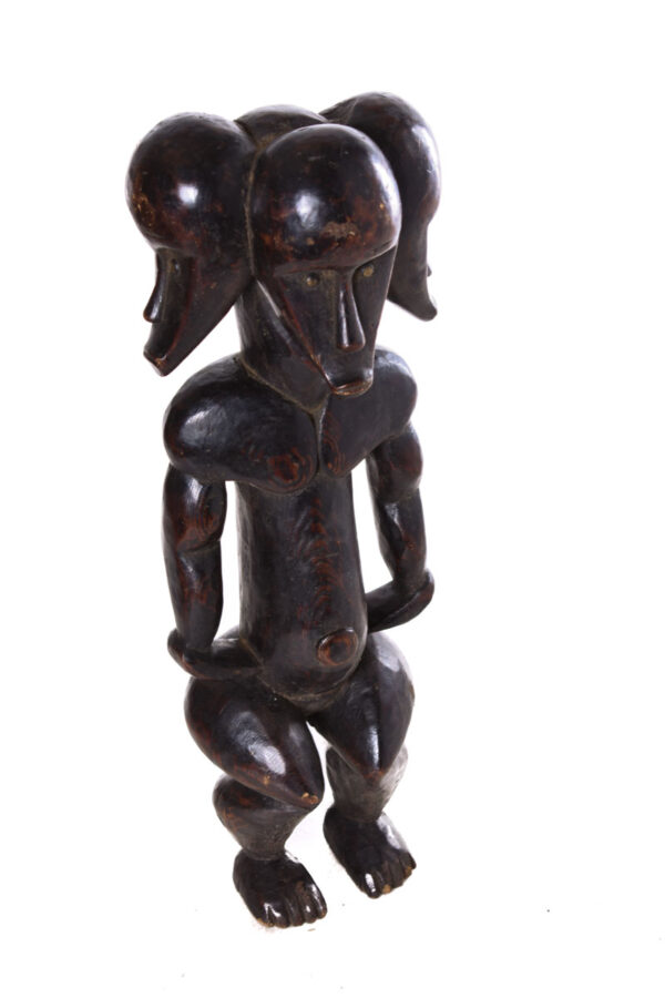 Janus Reliquary Figure - Wood - Fang - Gabon