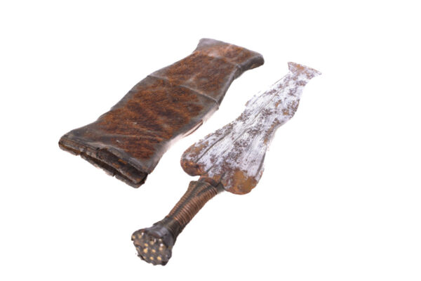 Sword - Mongo - Metal, Copper, Leather - DR Congo